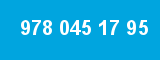 978 045 17 95 978 045 17 95